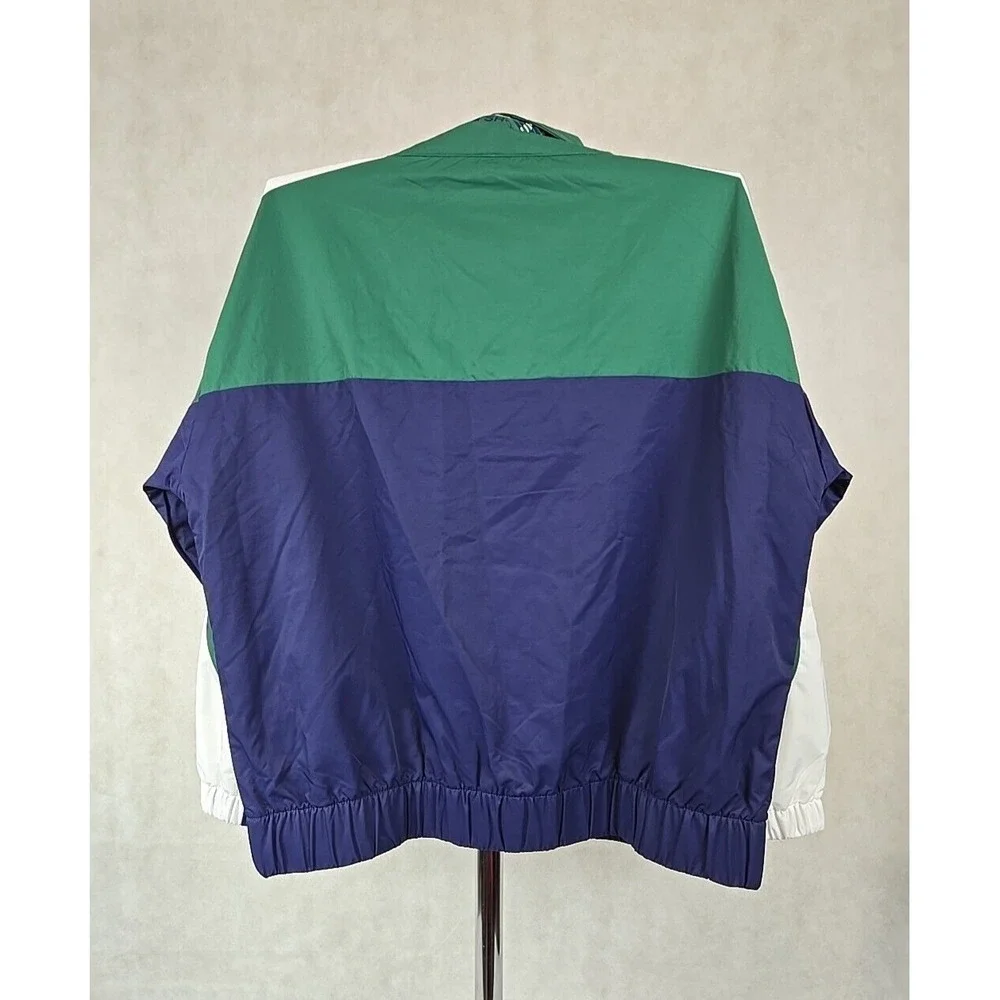 PUMA Jacket‎ Mens Size Medium Ambrose Overtime Hooded Activewear Green Blue NWT